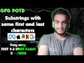 Substrings with same first and last characters gfg potd 15-05-25 GFG Problem of the day
