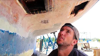 Caulking our wooden Sailboat, the Old School way…. Ep 181