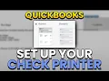 DEMO QuickBooks Online - How To Set Up Your Check Printer