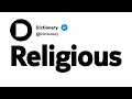 Religious Antonyms Opposite Words