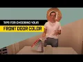How to Choose a Front Door Paint Color Catherine Arensberg
