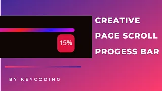 Page Scroll Progress Bar using Html CSS and jQuery
