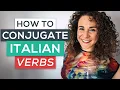 How to Conjugate Italian Verbs in 3 Steps FREE PDF Italian for Beginners