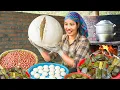 Download Lagu How to make steamed sticky rice cakes with sweet peanut-filling to sell at the market