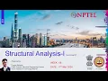 Structural Analysis-I - WEEK 8
