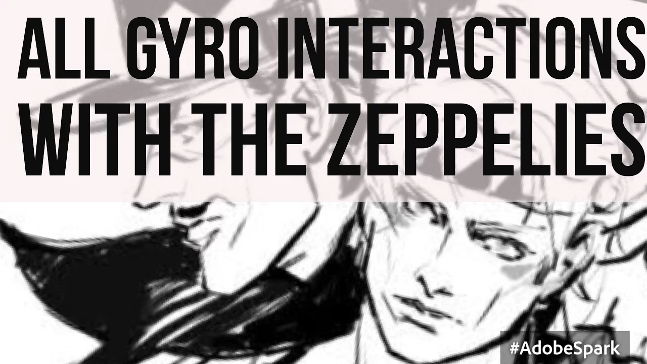 All Gyro Interactions With The Zeppelies (Jojo's Bizarre adventure Eyes of Heaven)