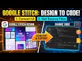How to Convert Google Stitch Design to Code How To Export Source Code Files From Google Stitch