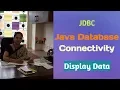Java Database Connectivity JDBC Display Data On A JTable