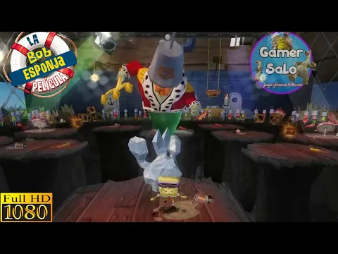 Download MP3 Bob Esponja La Película Español HD Ps2 JUEGO COMPLETO Gameplay