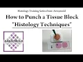How To Punch A Paraffin Tissue Block for DNA Testing - Histology Techniques
