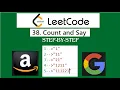 38 count and say on leetcode and say on leetcode