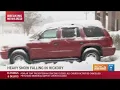 Team coverage of winter storm Sunday 8 a m update