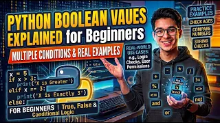 Python Boolean Values Explained for Beginners True False Conditional Logic