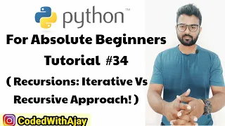 Recursions Recursive Vs Iterative Approach Python Tutorials For Absolute Beginners In Hindi