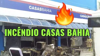 Incêndio CASAS BAHIA, Calçadão de Campo Grande. RJ