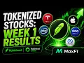 Tokenized Stocks Are Exploding My Week 1 Results on Robinhood Chain MaxFi Results