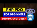 PHP PDO for Beginners simple looping over a query