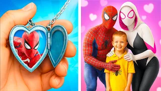 Örümcek Adam ve Gwen Stacy Evleniyor! Süper Kahramanlar Tarafından Evlat Edinildim!