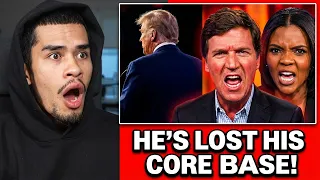 SNEAKO reacts to Trump ATTACKING Tucker, Candace & Megyn Kelly