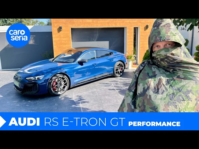 Elektryczne Audi RS e-tron GT performance, czyli sztuka kamuflażu! (TEST PL/ENG 4K) | CaroSeria