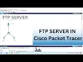 FTP Server In Cisco Packet tracer in Hindi
