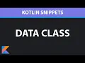 Kotlin Data Class Tutorial - toString equals copy componentsN functions
