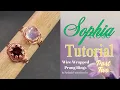 Sophia Rose Wire Wrapped Ring Tutorial - Part 2 of Prong Rings