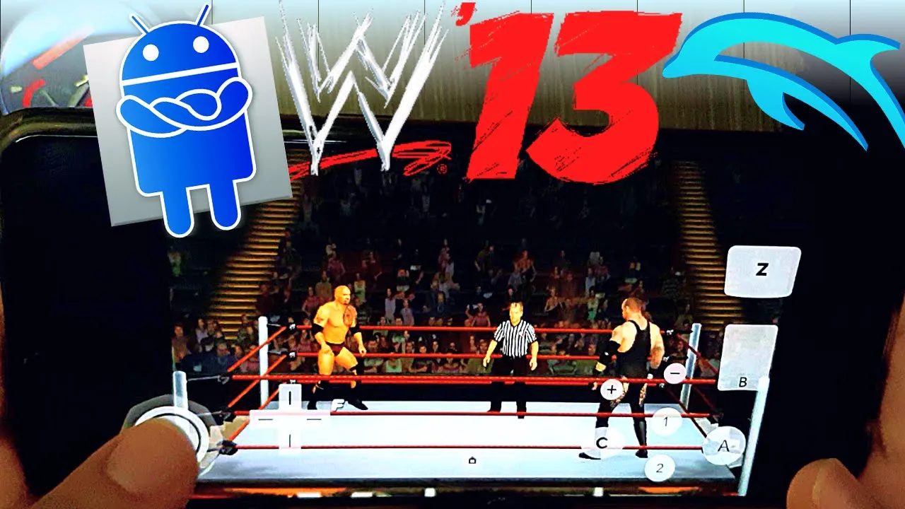 WWE 13 Android Wii Emulator - Dolphin Wii Emulator Android Mobile - Gameplay 2022