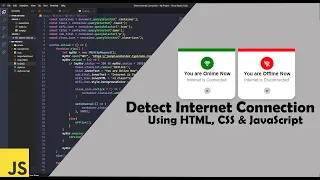Detect Internet Connection Animated JavaScript Project Use Ajax