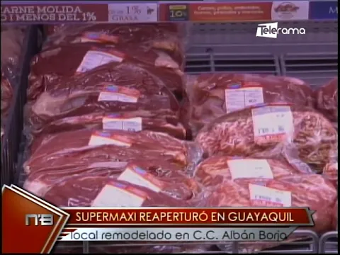 Supermaxi reaperturó en Guayaquil local remodelado en C.C. Albán Borja