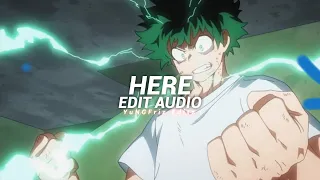 Here Lucian Remix Alessia Cara Edit Audio 