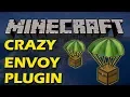 Create airdrop events in Minecraft with Crazy Envoy Plugin
