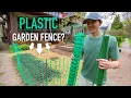 I Tried A Plastic Garden Animal Fence HIDALIFE Product Review
