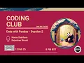 Coding Club Python Data with Pandas