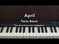 Download Lagu April - Fiersa Besari | Piano Karaoke by Andre Panggabean