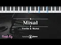 Download Lagu Misal - Yovie \u0026 Nuno (KARAOKE PIANO - FEMALE KEY)