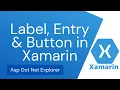 How to use Label Entry Button Button Event in Xamarin Forms Mobile Apps
