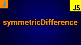 JavaScript Set symmetricDifference