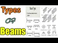 Different Types of Beams Types of Beam In Hindi