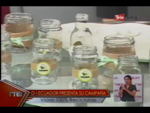 O-I Ecuador presenta su campaña vidrio 100% reciclable