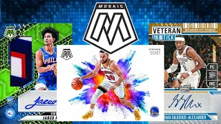 2024 25 Panini Mosaic Basketball Breakdown