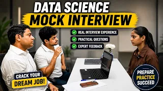 Data Science Mock Interview 2026 Real Interview Questions Answers Python SQL ML Freshers