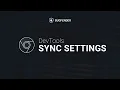 Google Chrome Dev Tools - Sync Settings