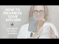 Where to Put Things in Kitchen Cabinets