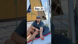 Day 21 at sea sailing around the world without stopping