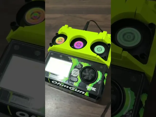 SkyRC NC2500 Cooling Fan Mod – Triple Fan 3D Printable Upgrade video thumbnail