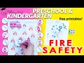 FIRE SAFETY THEME FREE PRINTABLES by TOTSCHOOLING