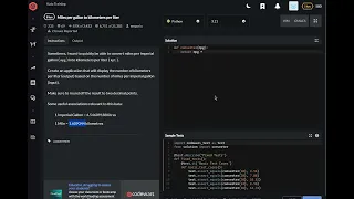 codewars python Miles per gallon to kilometers per liter