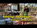 TKW Hong Kong mba Rodiah mendapatkan bantuan dari teman teman bikin kamar mandi