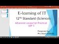 SOP 3 Practical Advanced JavaScript 12th Science